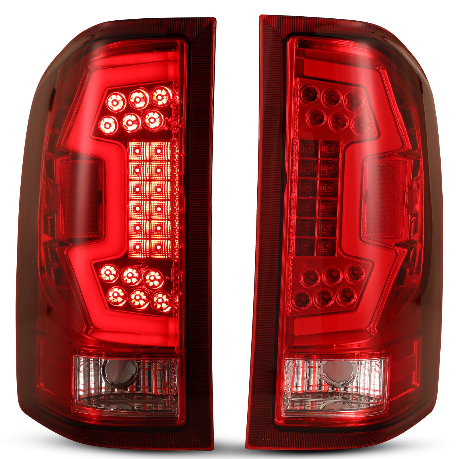 Tail Light Set For 08-13 Chevrolet Silverado 1500, 08-14 Chevrolet Silverado 2500 HD, 08-14 Chevrolet Silverado 3500 HD