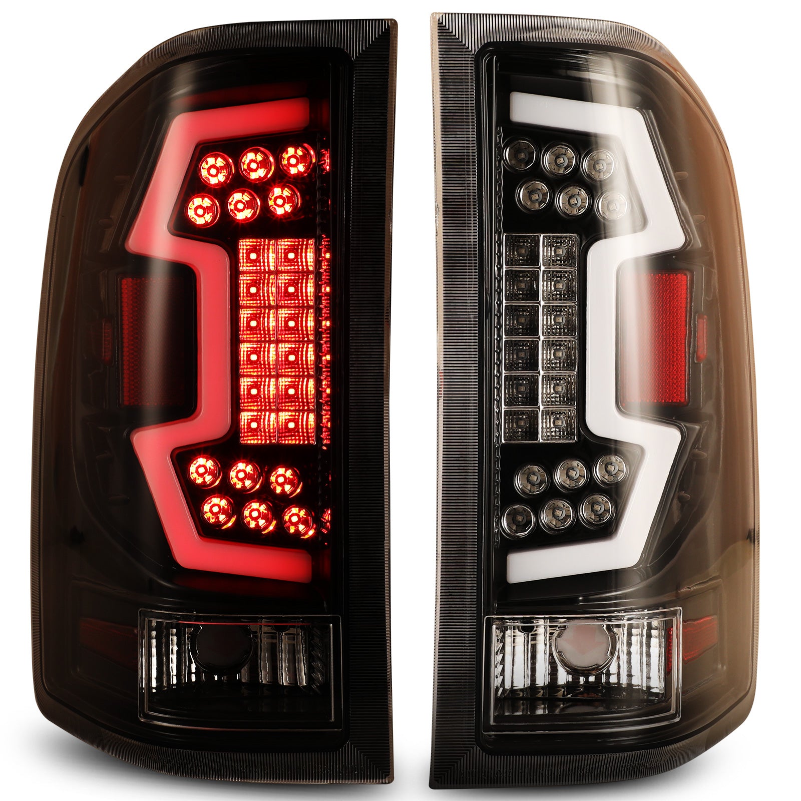 Tail Light Set For 08-13 Chevrolet Silverado 1500, 08-14 Chevrolet Silverado 2500 HD, 08-14 Chevrolet Silverado 3500 HD