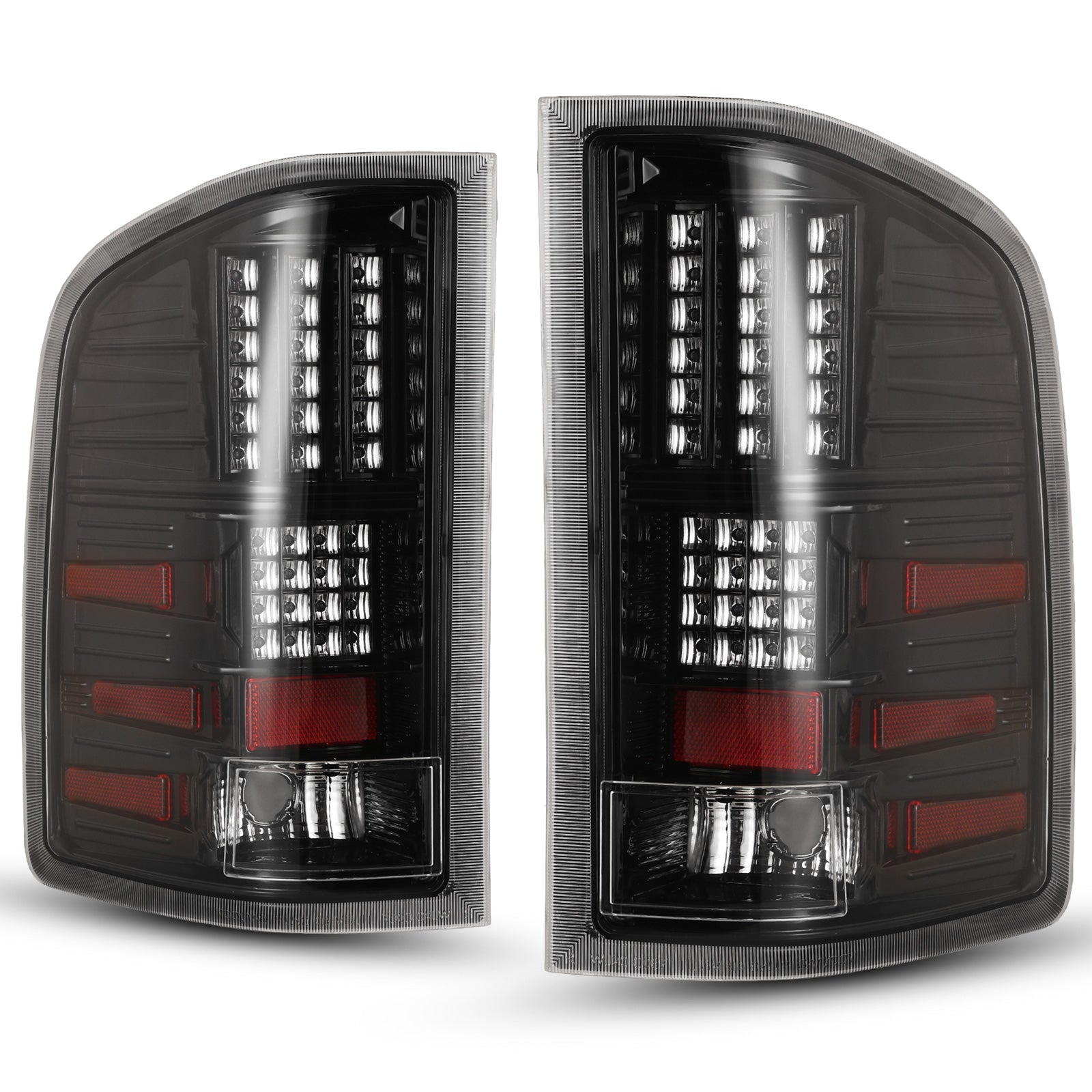 Tail Light Set For 08-13 Chevrolet Silverado 1500, 08-14 Chevrolet Silverado 2500 HD, 08-14 Chevrolet Silverado 3500 HD