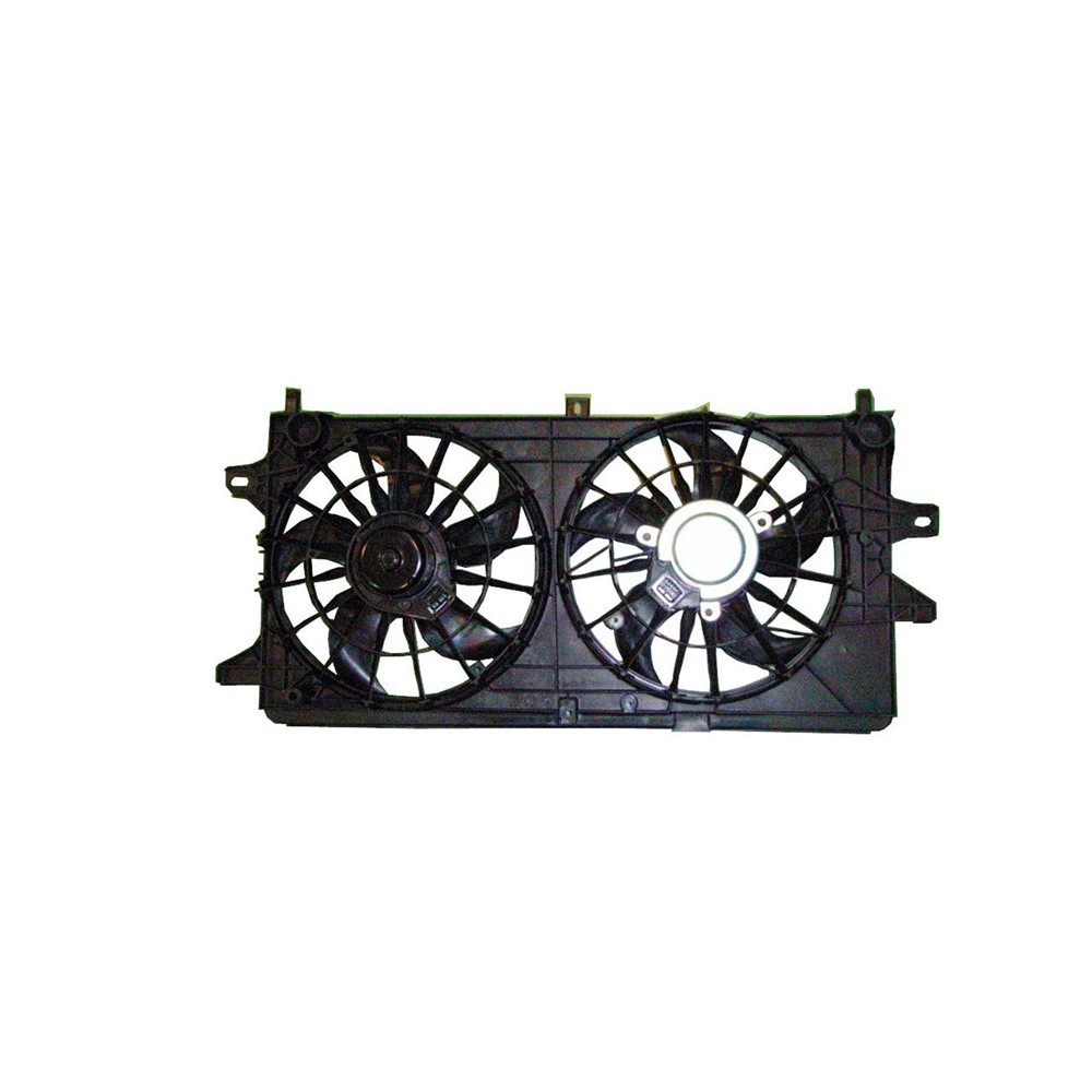 Dual Radiator And Condenser Fan Assembly For 05-06 Buick Allure, 05-06 Buick LaCrosse, 04-05 Chevrolet Impala, 04-08 Pontiac Grand Prix