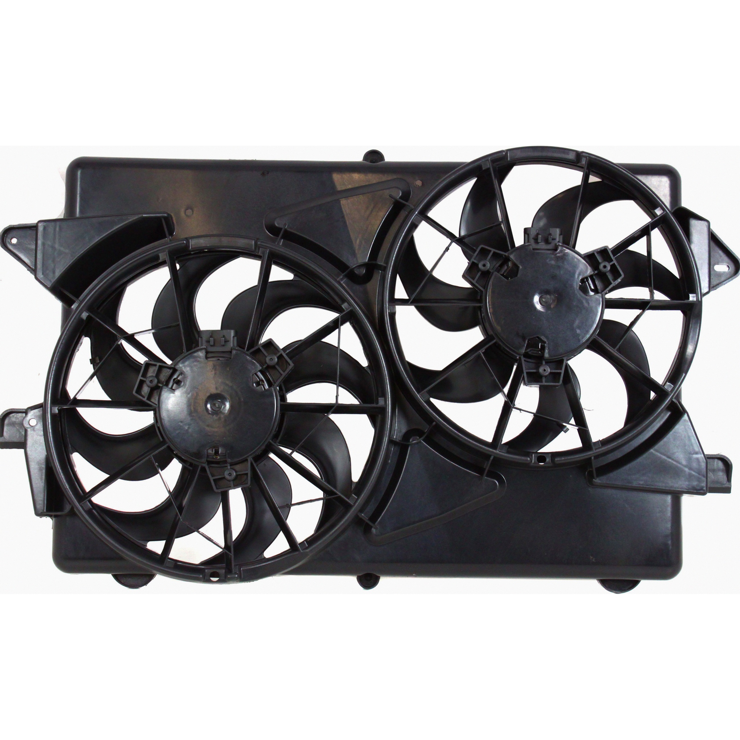 Dual Radiator And Condenser Fan Assembly For 04-07 Saturn Vue