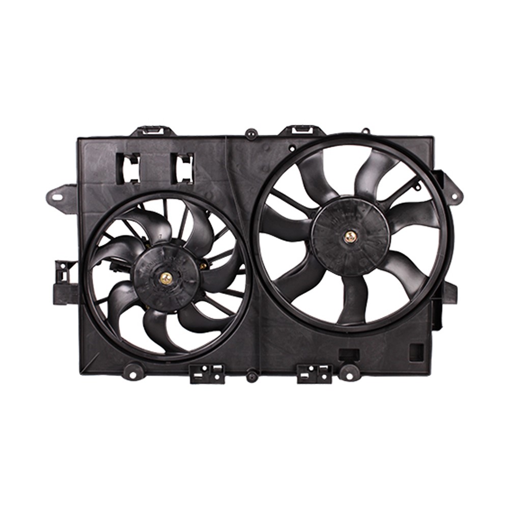 Dual Radiator And Condenser Fan Assembly For 08 Chevrolet Equinox, 08 Pontiac Torrent