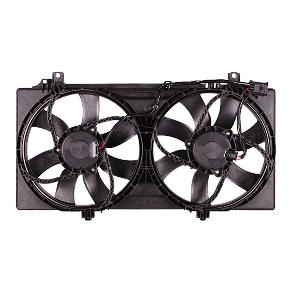 Dual Radiator And Condenser Fan Assembly For 10-11 Chevrolet Camaro