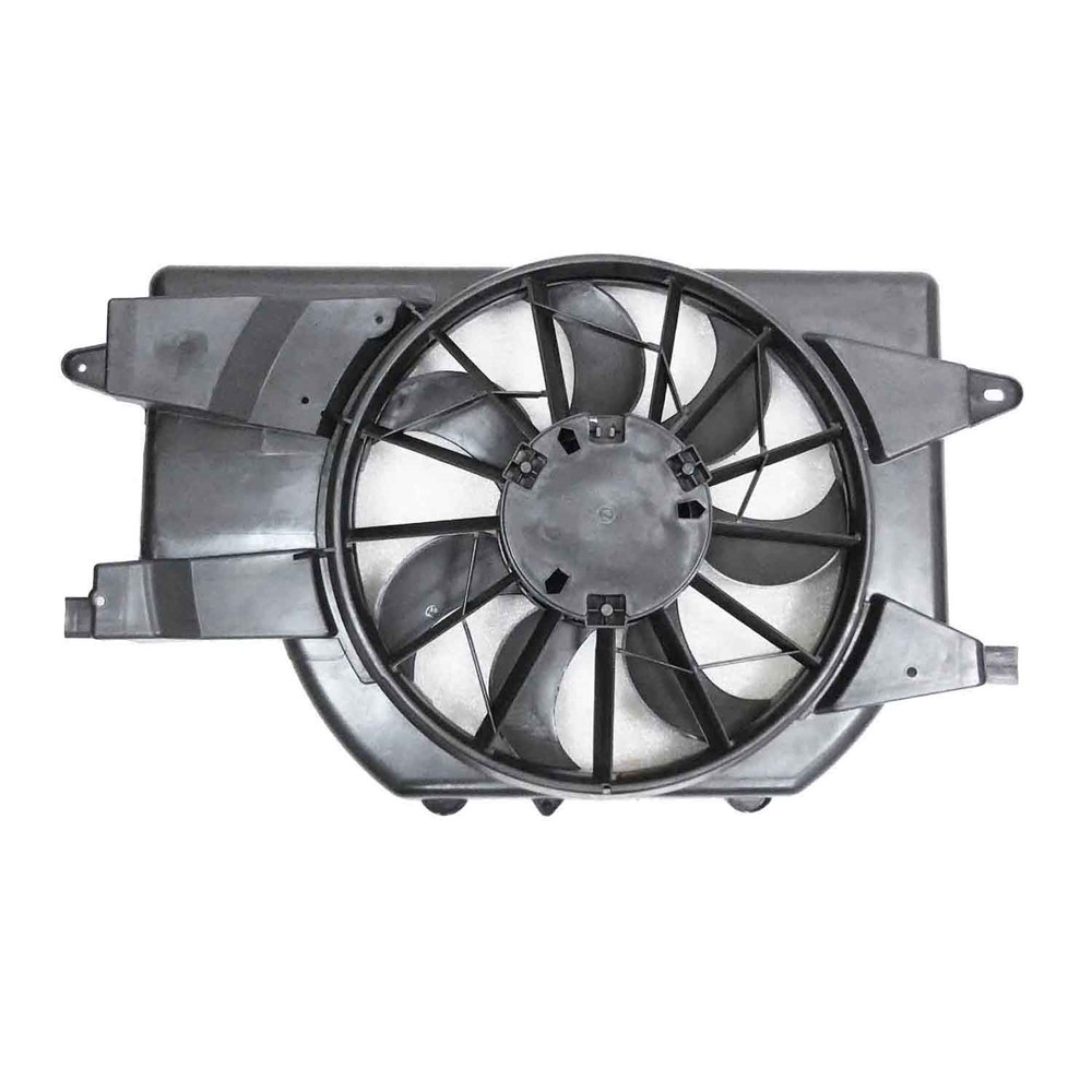 Dual Radiator And Condenser Fan Assembly For 05-07 Saturn Vue
