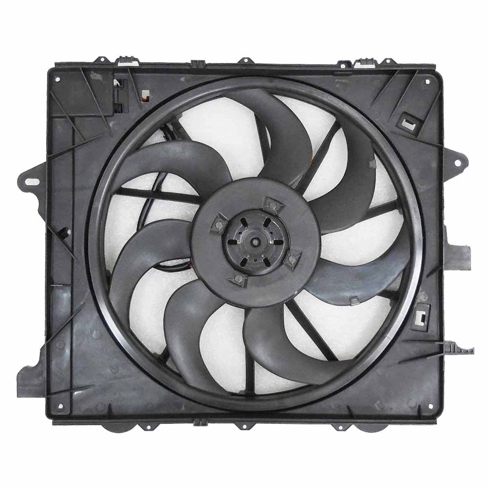 Dual Radiator And Condenser Fan Assembly For 16-19 Cadillac ATS, 16-19 Cadillac CTS, 16-20 Chevrolet Camaro