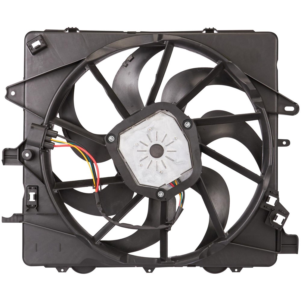Dual Radiator And Condenser Fan Assembly For 15-19 Cadillac ATS, 14-15 Cadillac CTS