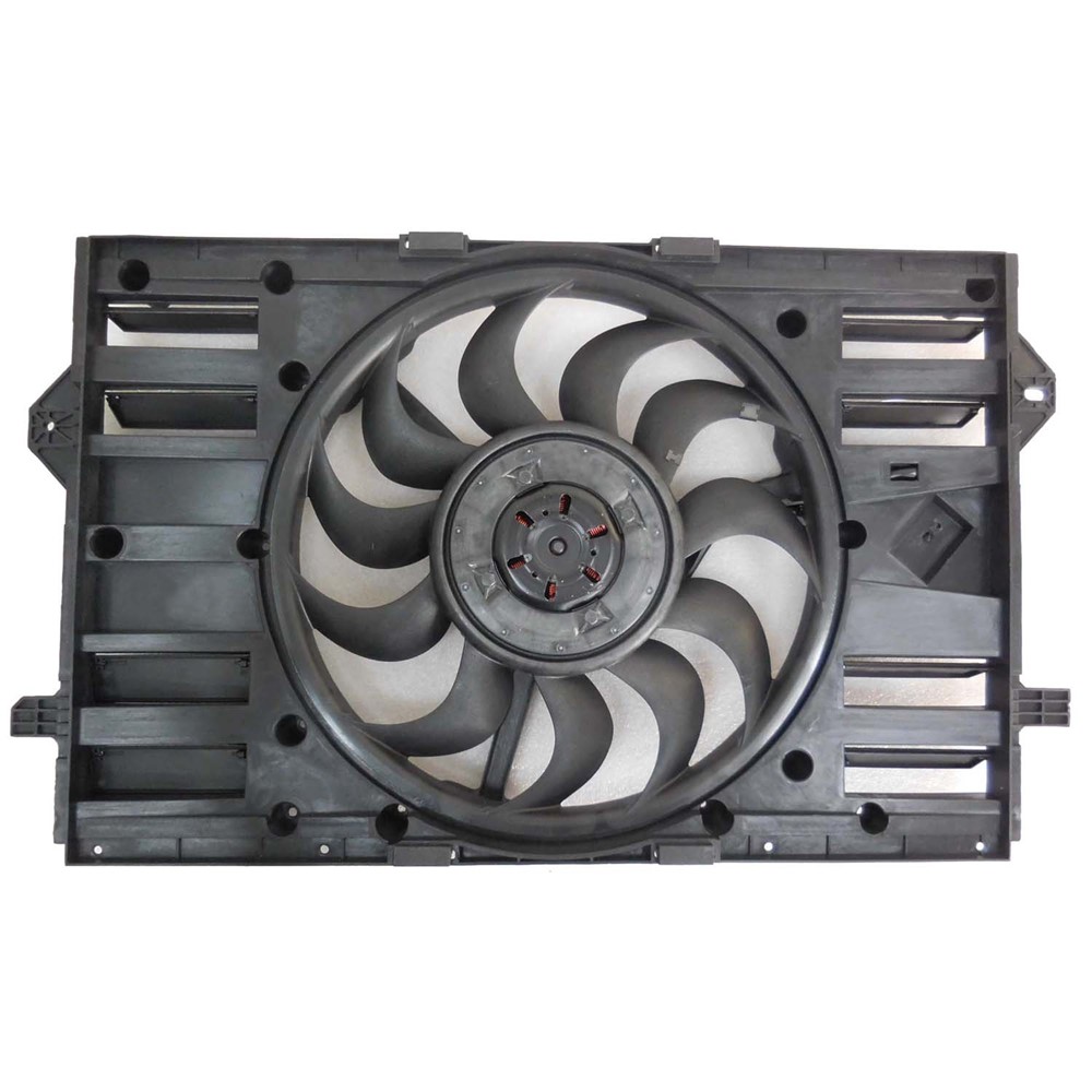 Dual Radiator And Condenser Fan Assembly For 17-20 Buick Envision
