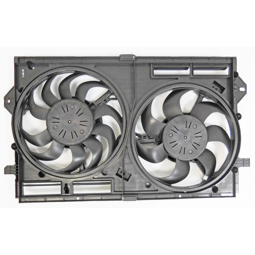 Dual Radiator And Condenser Fan Assembly For 16-20 Buick Envision