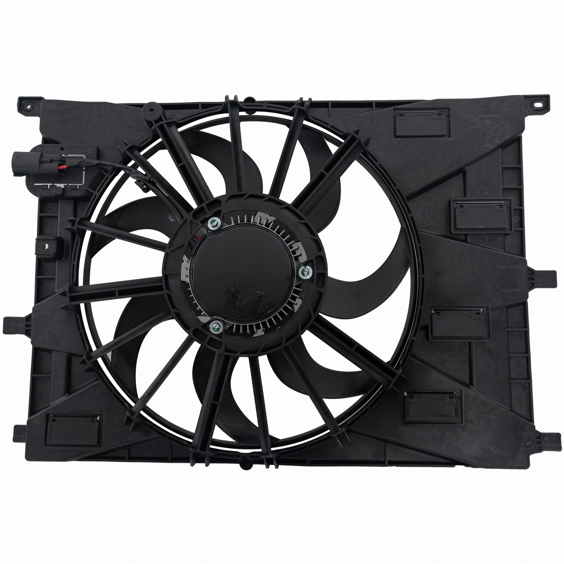 Dual Radiator And Condenser Fan Assembly For 20-22 Buick Encore GX, 21-22 Chevrolet Trailblazer