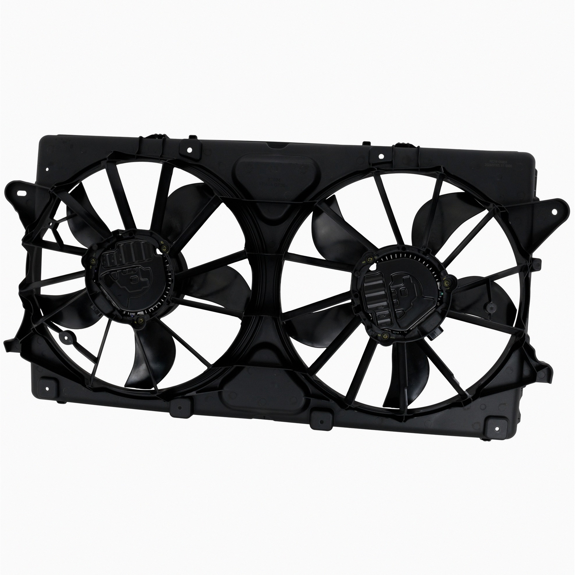 Dual Radiator And Condenser Fan Assembly For 20-25 Chevrolet Silverado 1500, 22 Chevrolet Silverado 1500 LTD, 20-25 GMC Sierra 1500, 22 GMC Sierra 1500 Limited