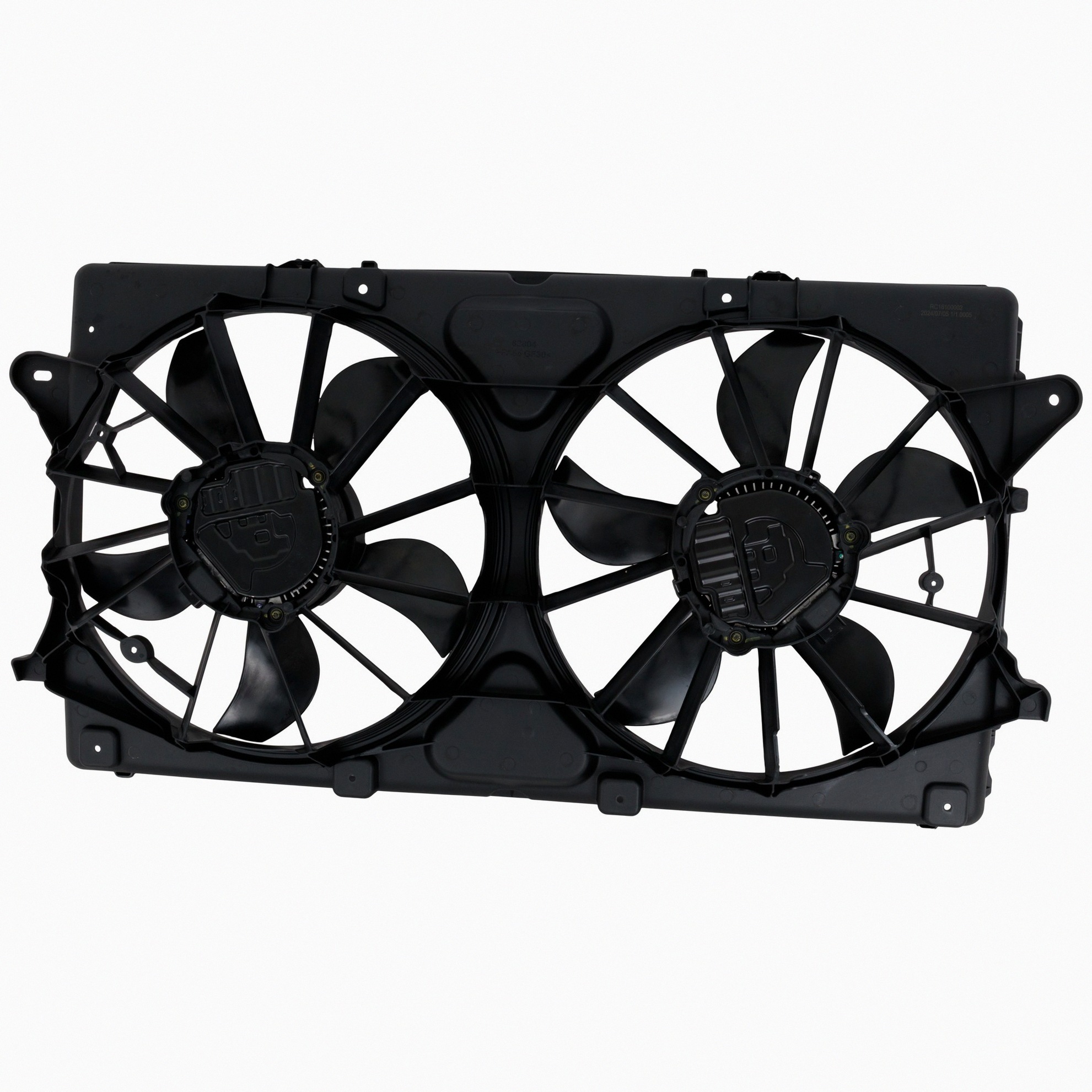 Dual Radiator And Condenser Fan Assembly For 2020-2025 Cadillac Chevrolet GMC
