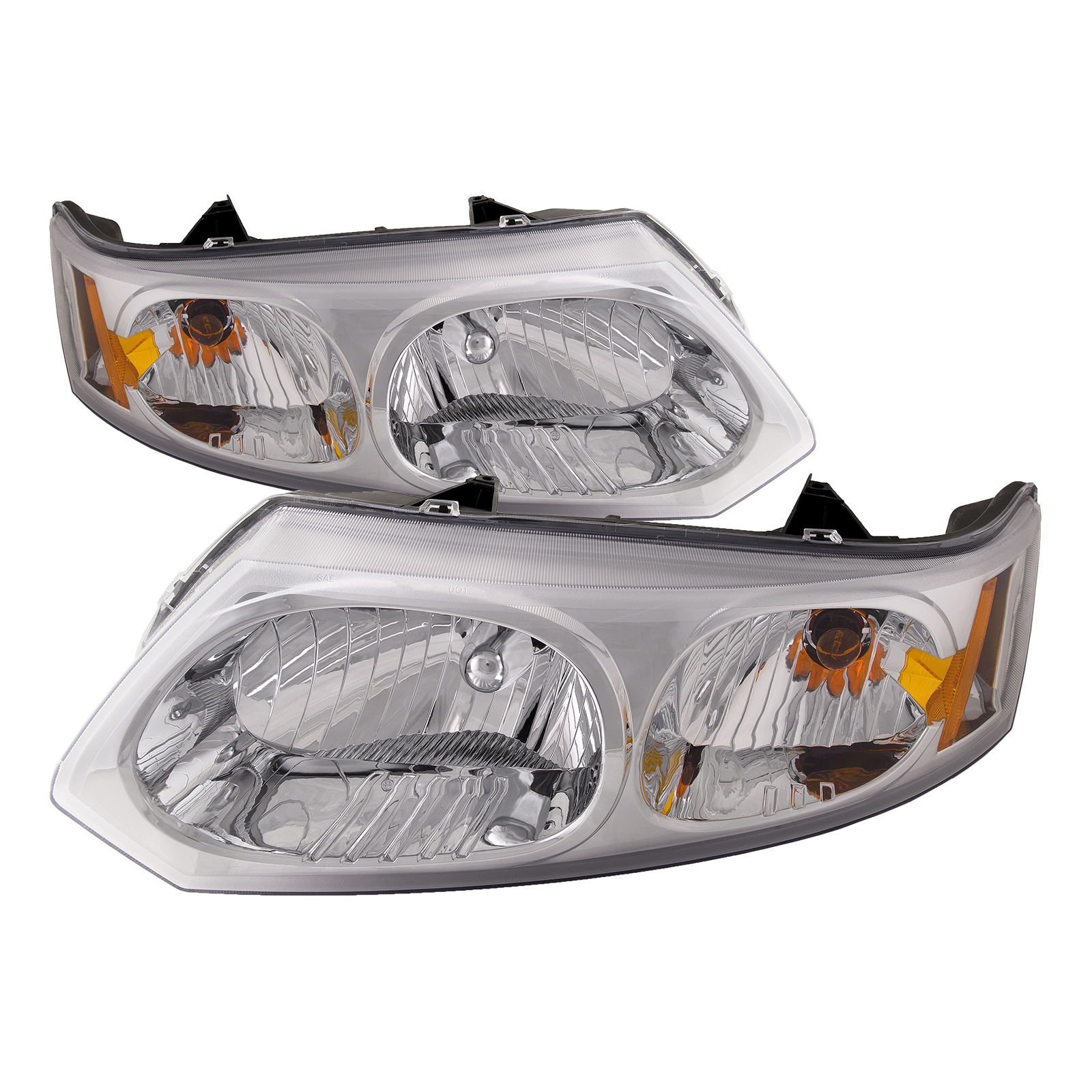Headlight Set For 03-07 Saturn Ion