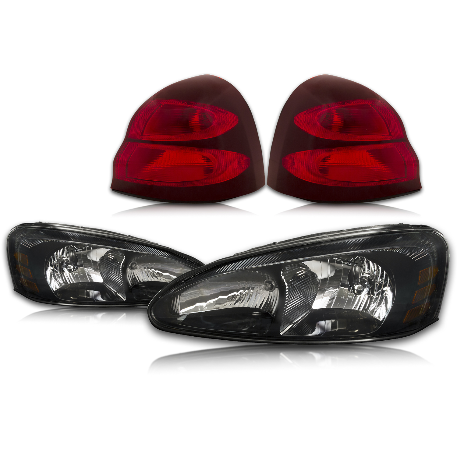 Headlight Set For 04-08 Pontiac Grand Prix