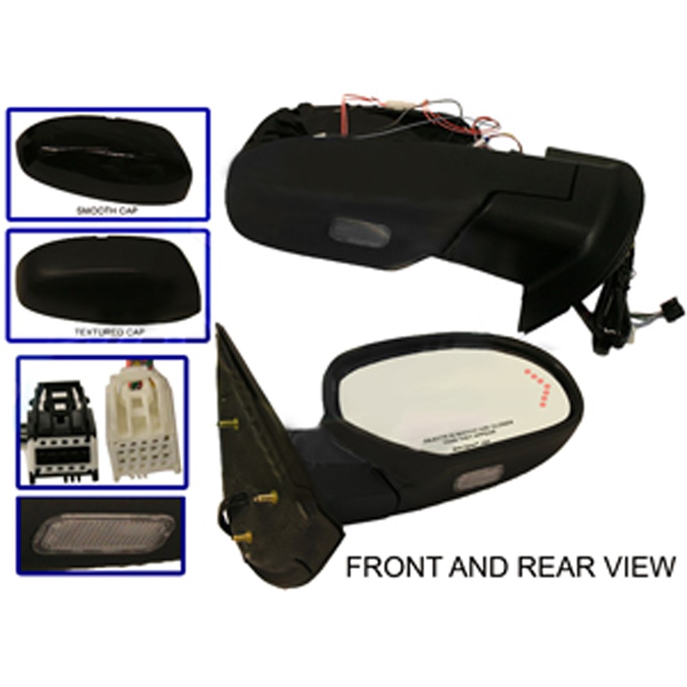 Right Passenger Side Door Mirror For 2007-2014 Chevrolet GMC