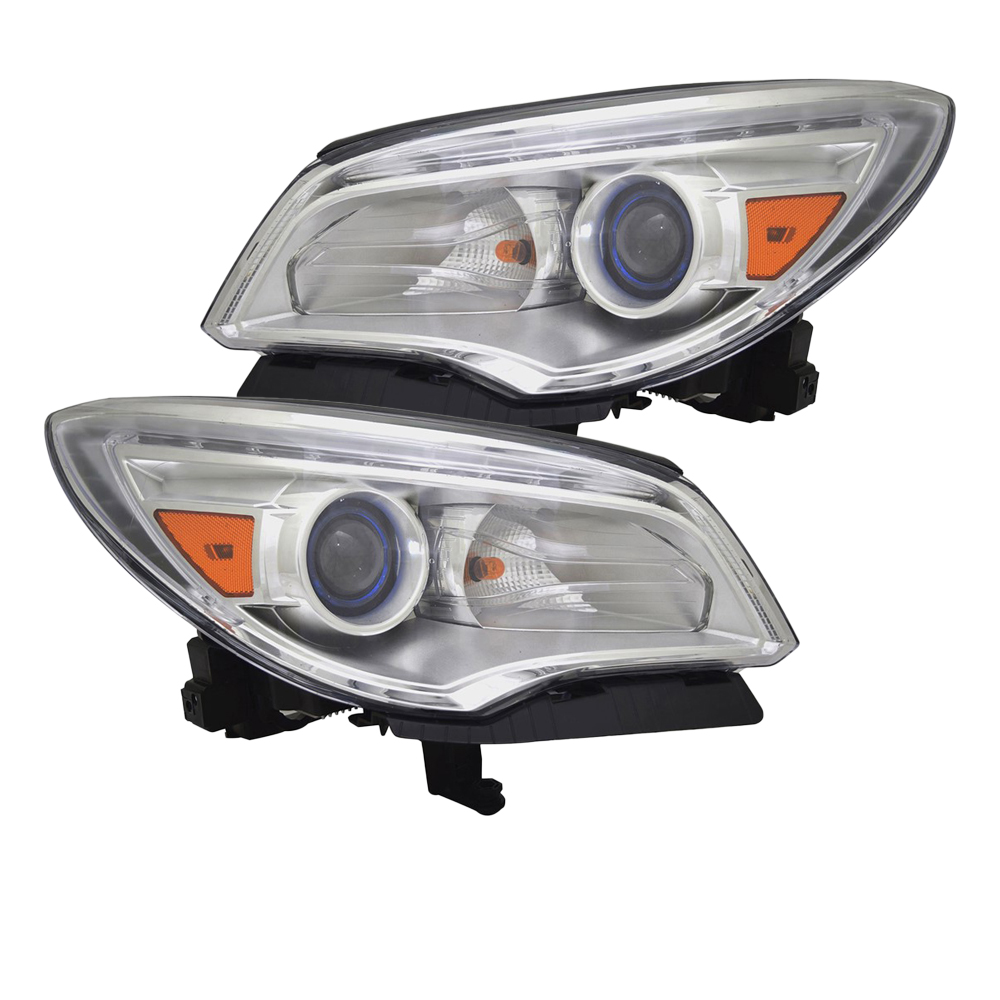 Headlight Set For 13-17 Buick Enclave