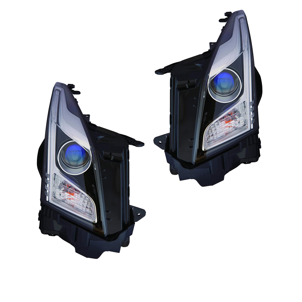 Headlight Set For 13-18 Cadillac ATS