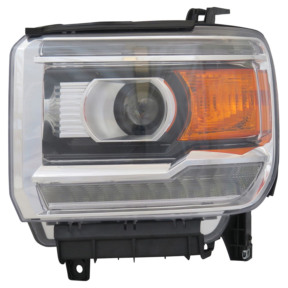 Left Driver Side Headlight For 14-18 GMC Sierra 1500, 19 GMC Sierra 1500 Limited, 15-19 GMC Sierra 2500 HD, 15-19 GMC Sierra 3500 HD