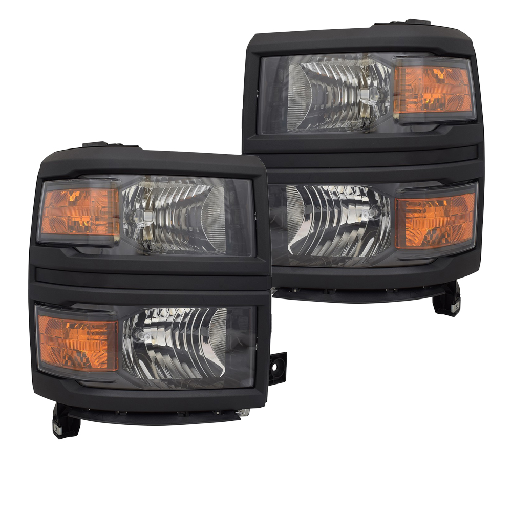 Headlight Set For 14-15 Chevrolet Silverado 1500