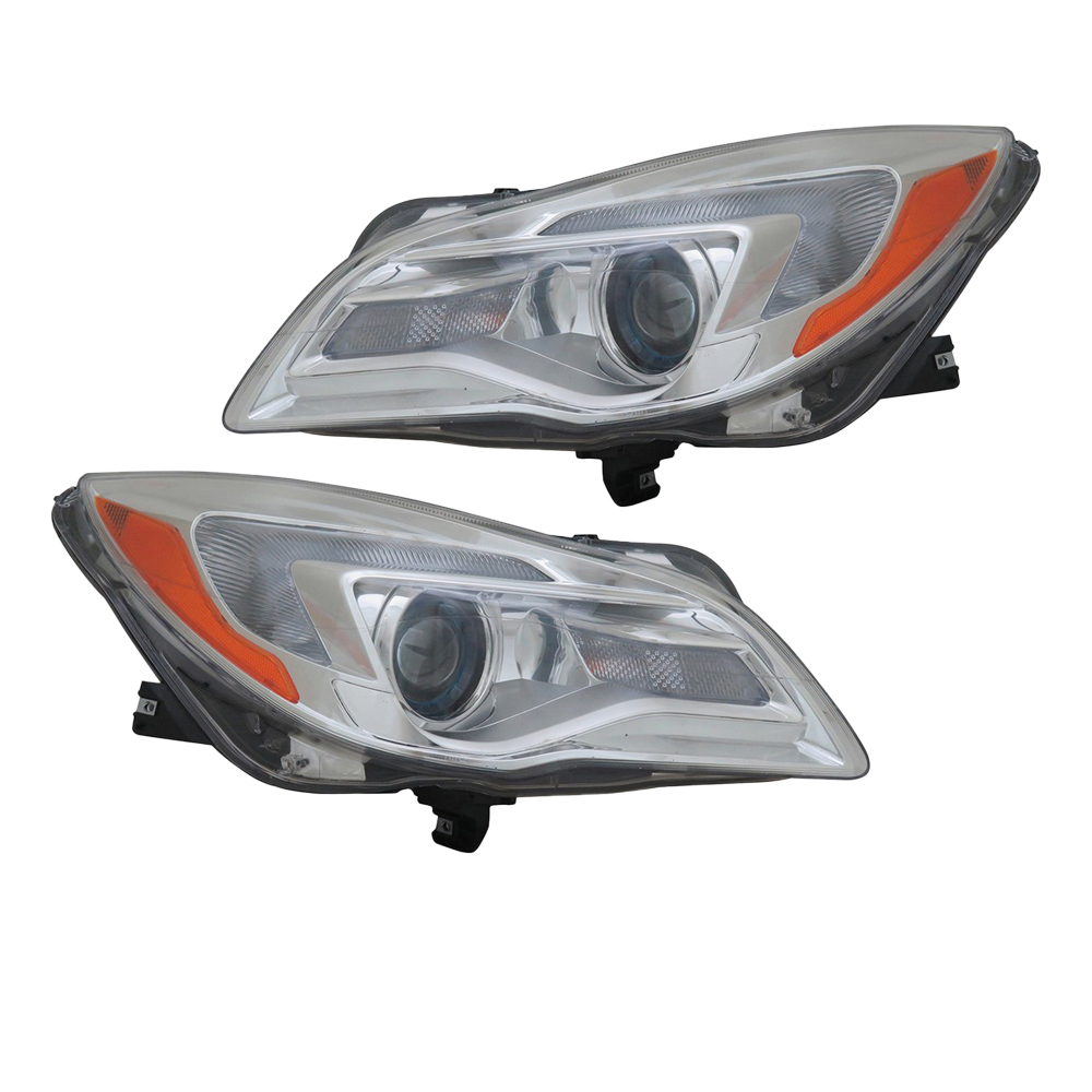 Headlight Set For 14-17 Buick Regal