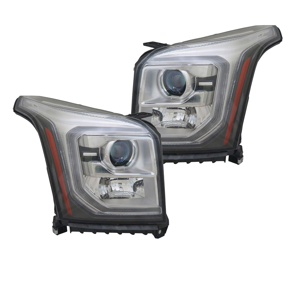 Headlight Set For 15-20 GMC Yukon, 15-20 GMC Yukon XL