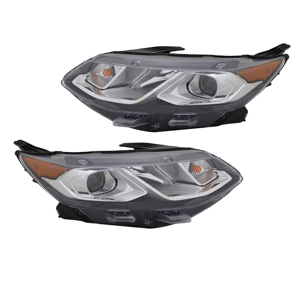 Headlight Set For 16-19 Chevrolet Volt