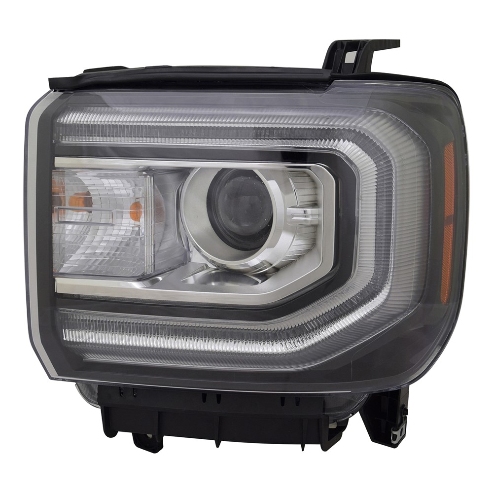 Left Driver Side Headlight For 16-18 GMC Sierra 1500, 19 GMC Sierra 1500 Limited