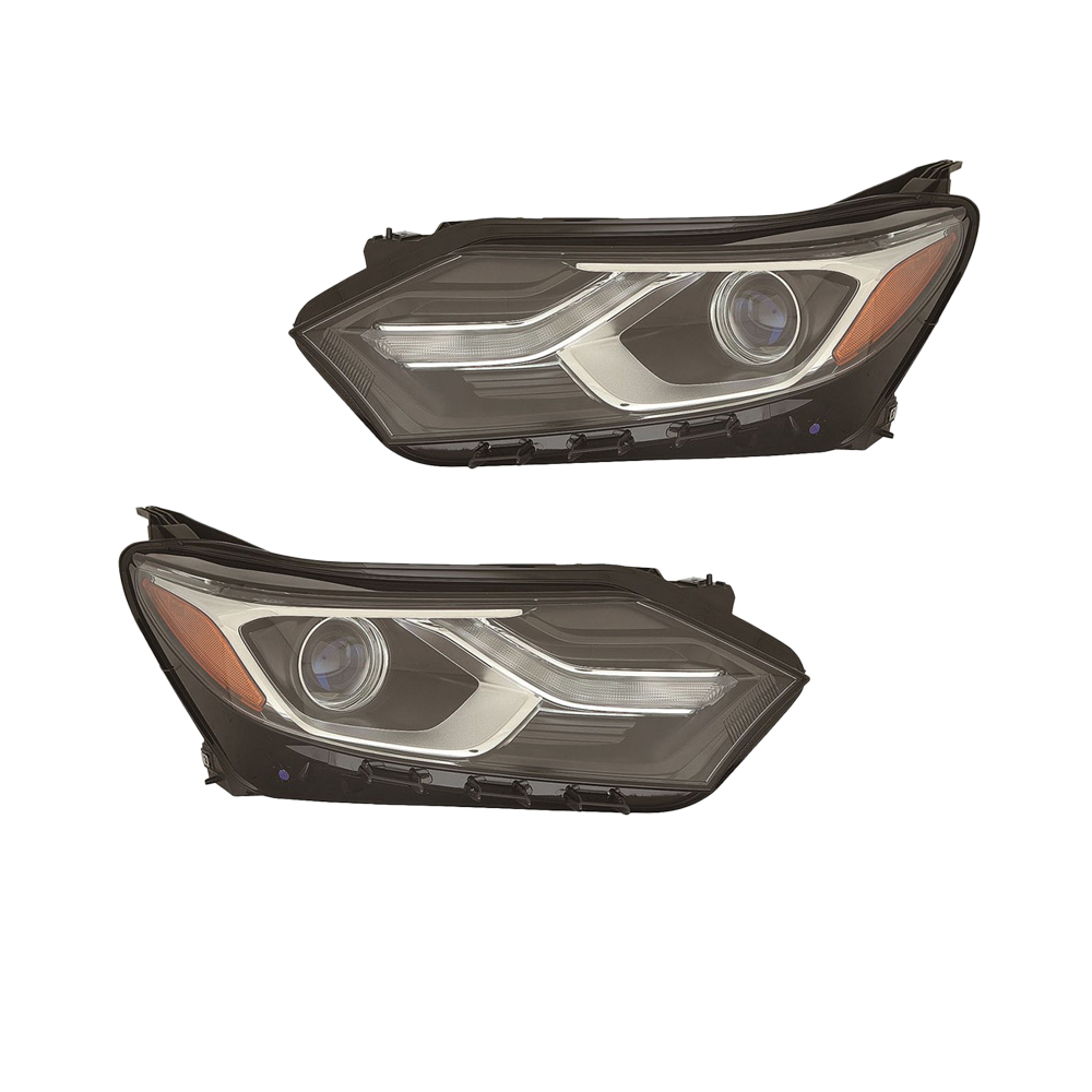 Headlight Set For 18-21 Chevrolet Equinox