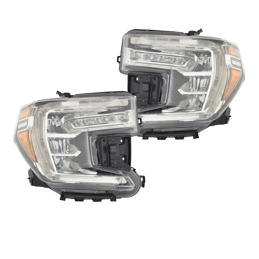 Headlight Set For 19-21 GMC Sierra 1500, 22 GMC Sierra 1500 Limited