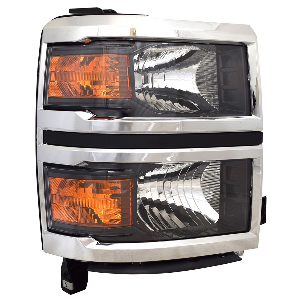Right Passenger Side Headlight For 14-15 Chevrolet Silverado 1500