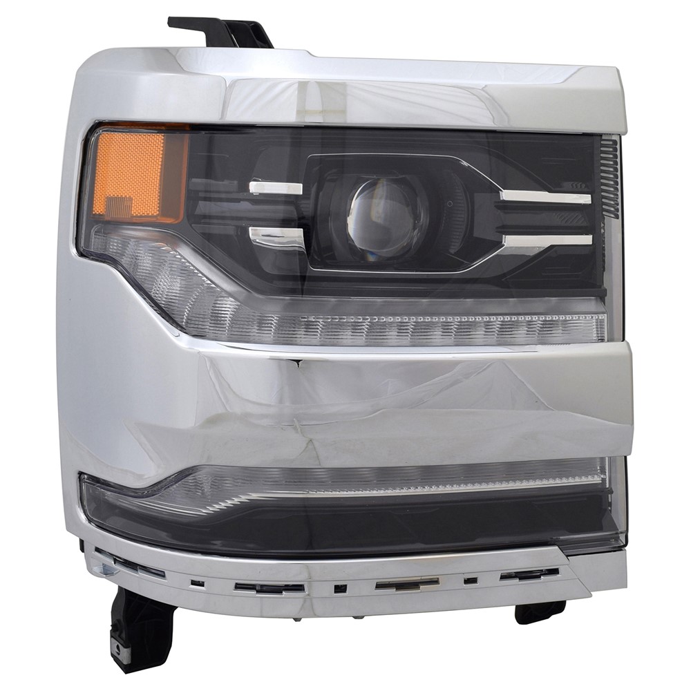 Right Passenger Side Headlight For 16-18 Chevrolet Silverado 1500
