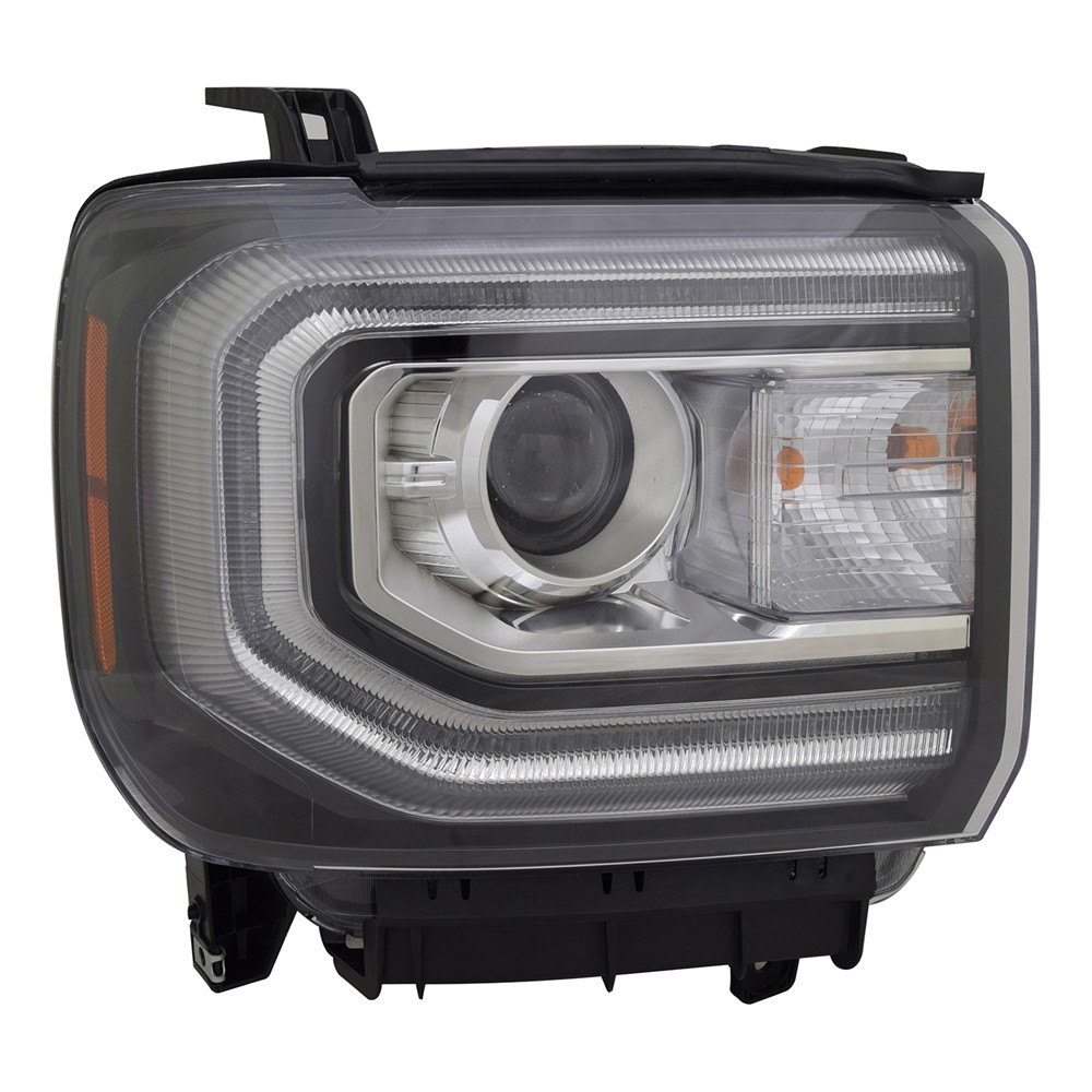 Right Passenger Side Headlight For 16-18 GMC Sierra 1500, 19 GMC Sierra 1500 Limited