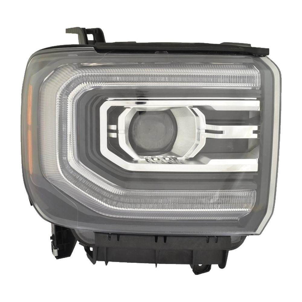 Right Passenger Side Headlight For 16-18 GMC Sierra 1500