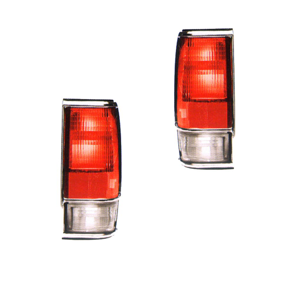 Tail Light Set For 82-93 Chevrolet S10, 82-90 GMC S15, 91-93 GMC Sonoma