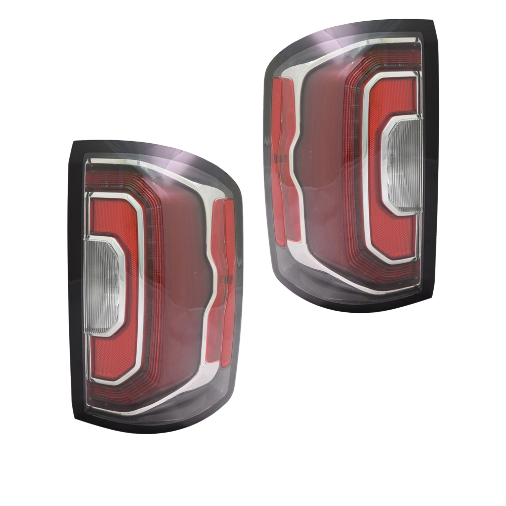 Tail Light Set For 16-18 Chevrolet Silverado 1500, 16-18 GMC Sierra 1500