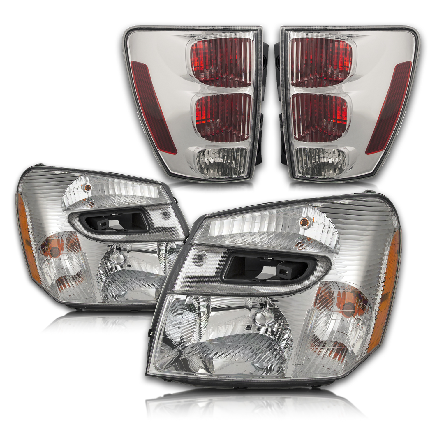Headlight Set For 05-09 Chevrolet Equinox