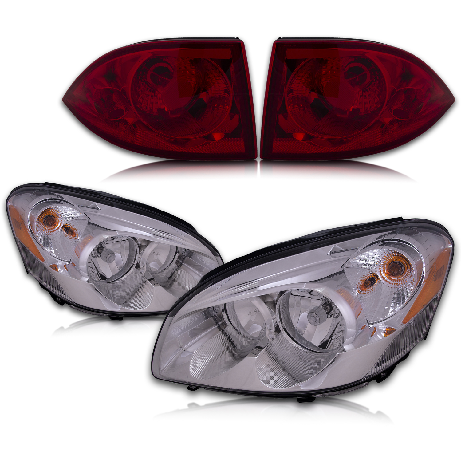 Headlight Set For 06-11 Buick Lucerne