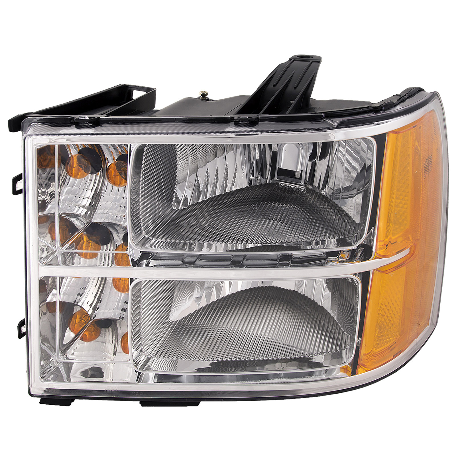 Left Driver Side Headlight For 07-13 GMC Sierra 1500, 07-14 GMC Sierra 2500 HD, 07-14 GMC Sierra 3500 HD