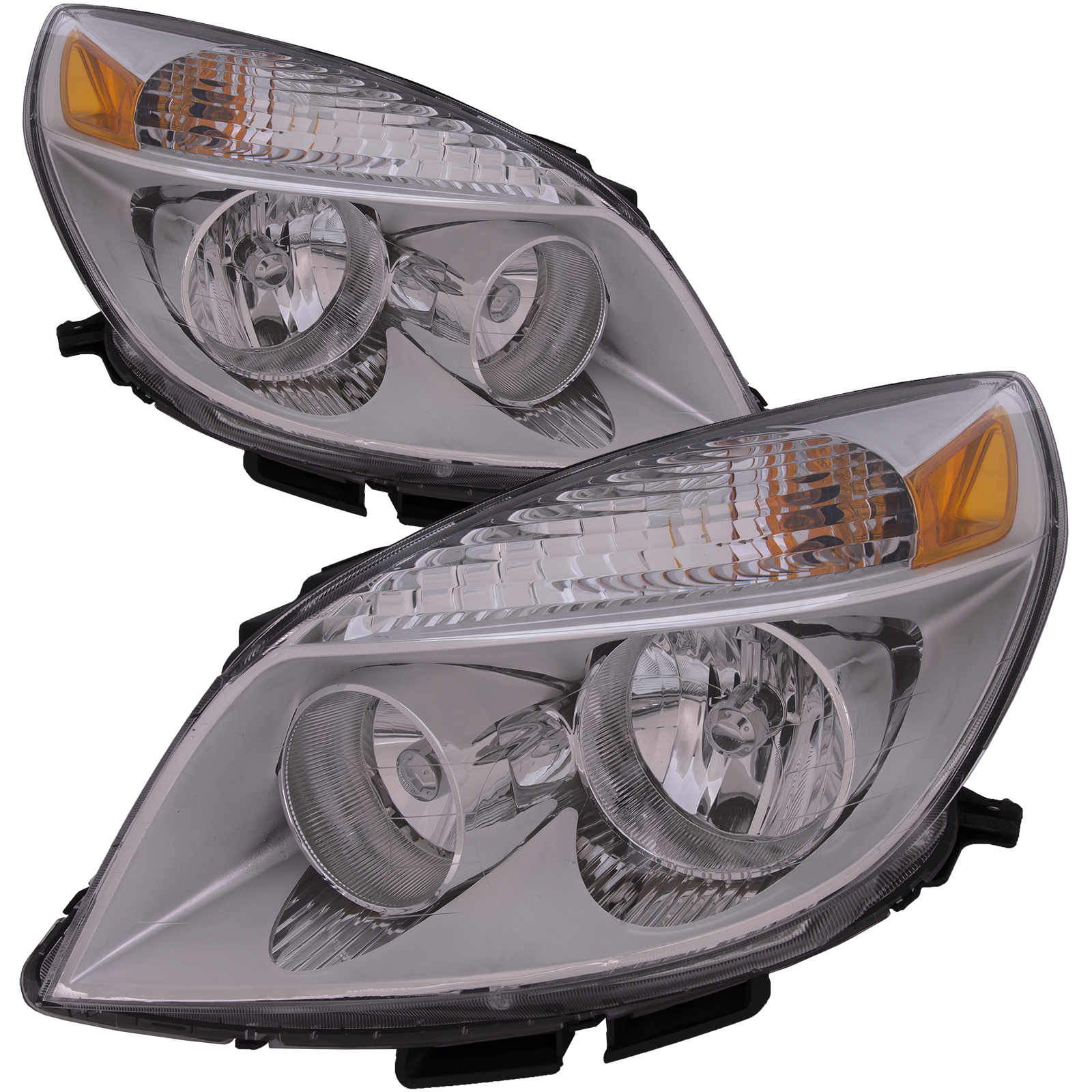 Headlight Set For 07-09 Saturn Aura