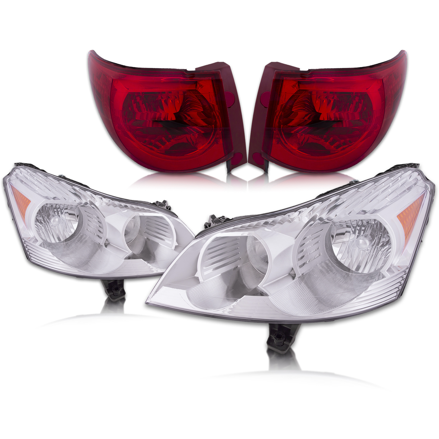 Headlight Set For 09-12 Chevrolet Traverse