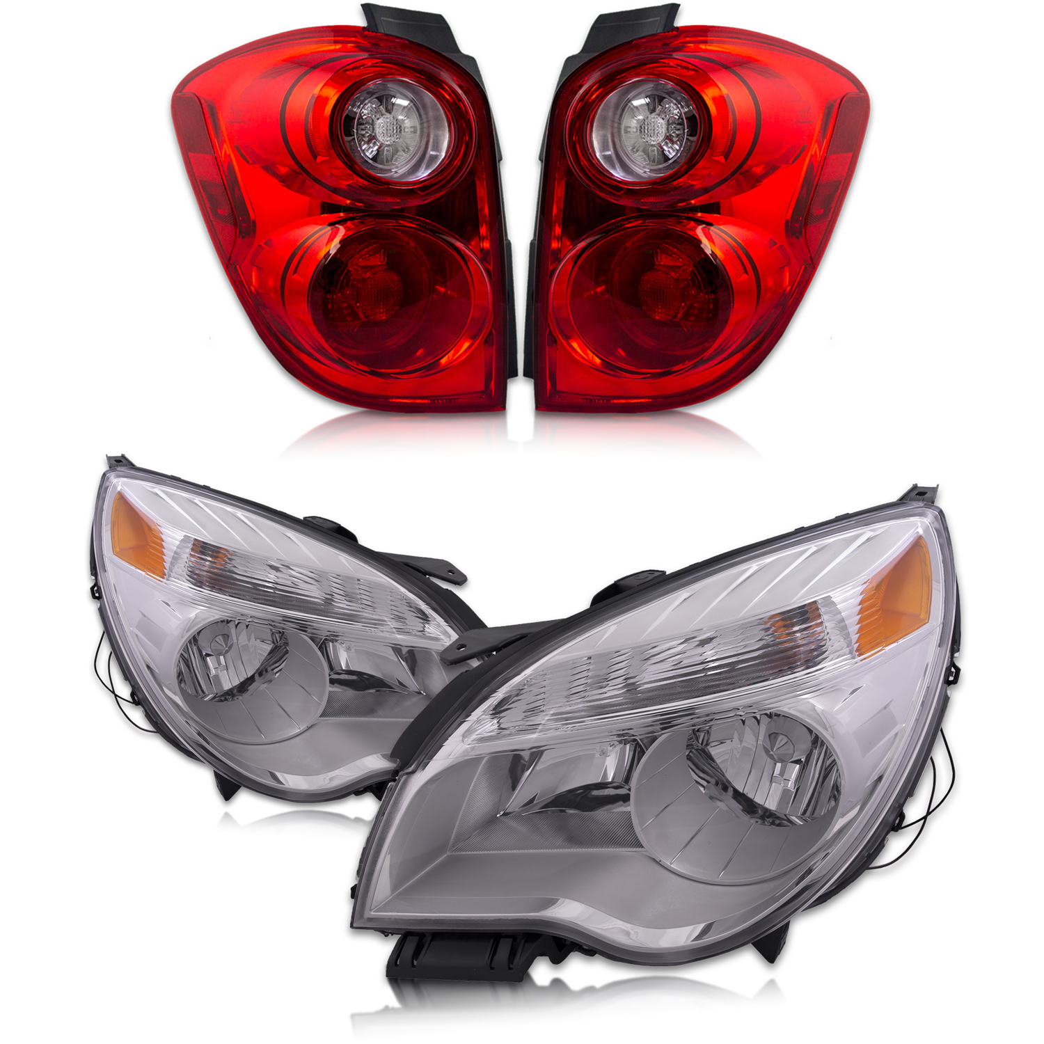 Headlight Set For 10-15 Chevrolet Equinox