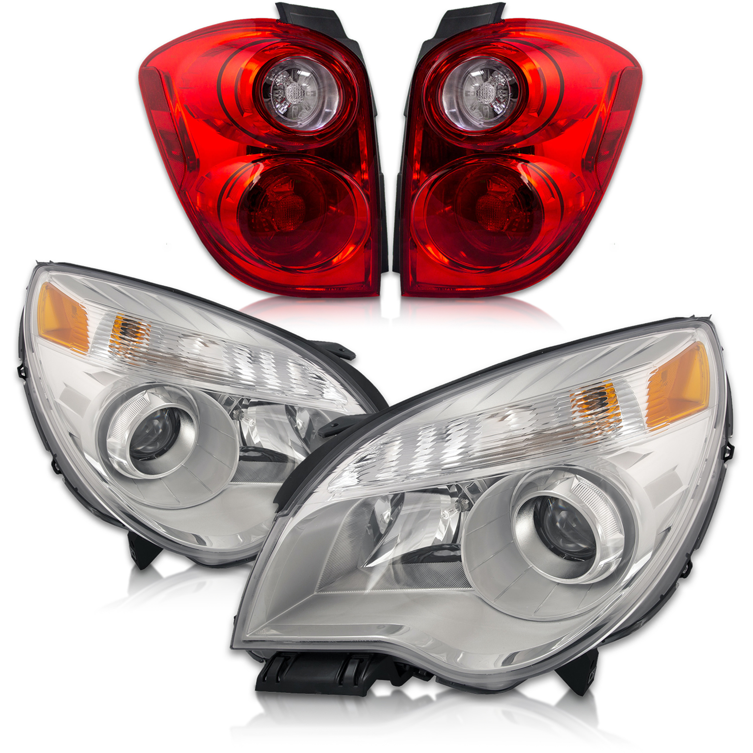 Headlight Set For 10-15 Chevrolet Equinox
