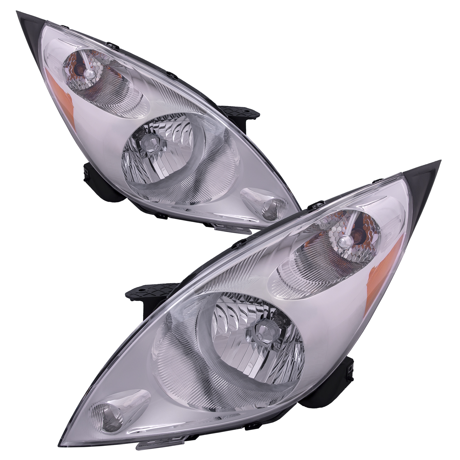 Headlight Set For 13-15 Chevrolet Spark; CAPA Certified