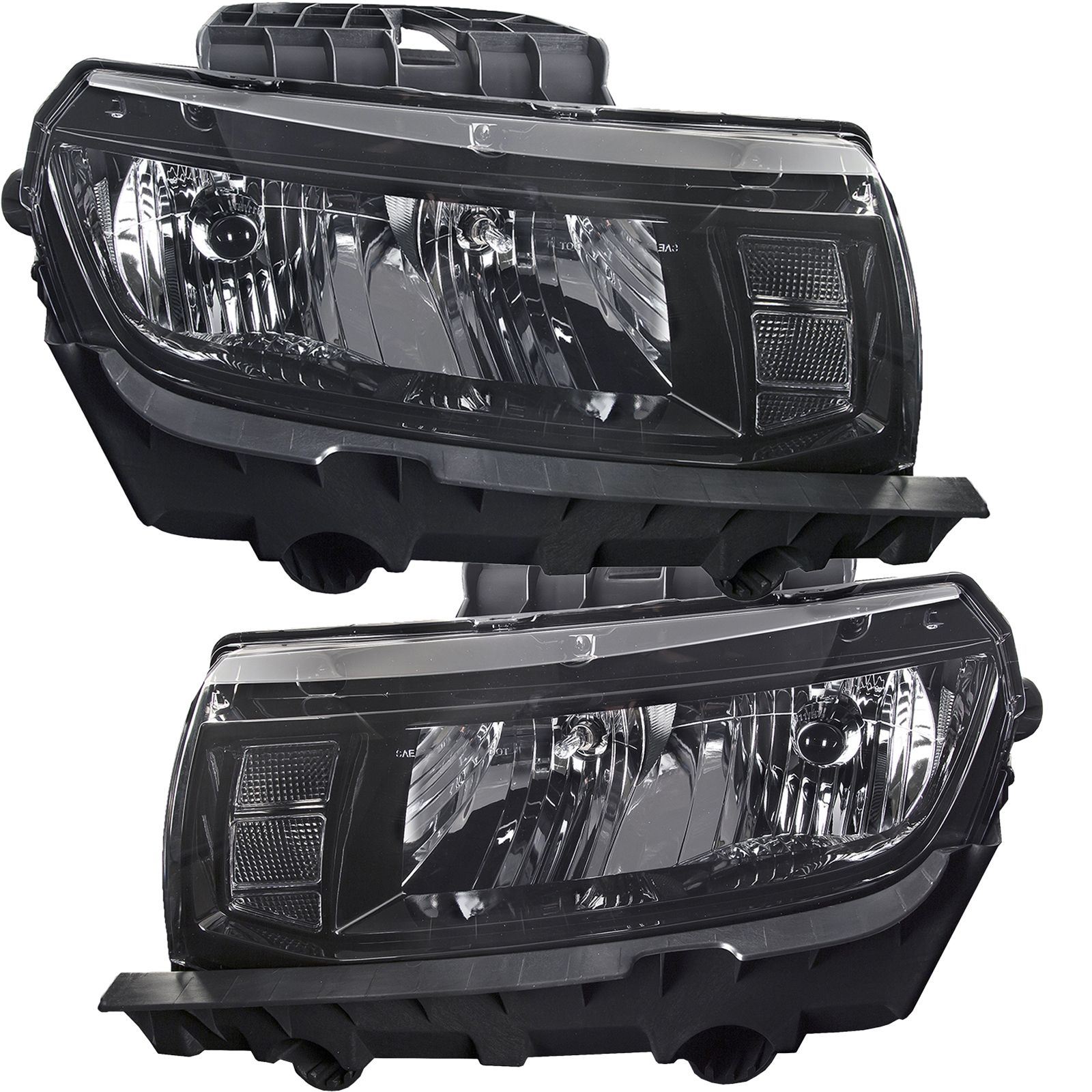 Headlight Set For 14-15 Chevrolet Camaro; CAPA Certified