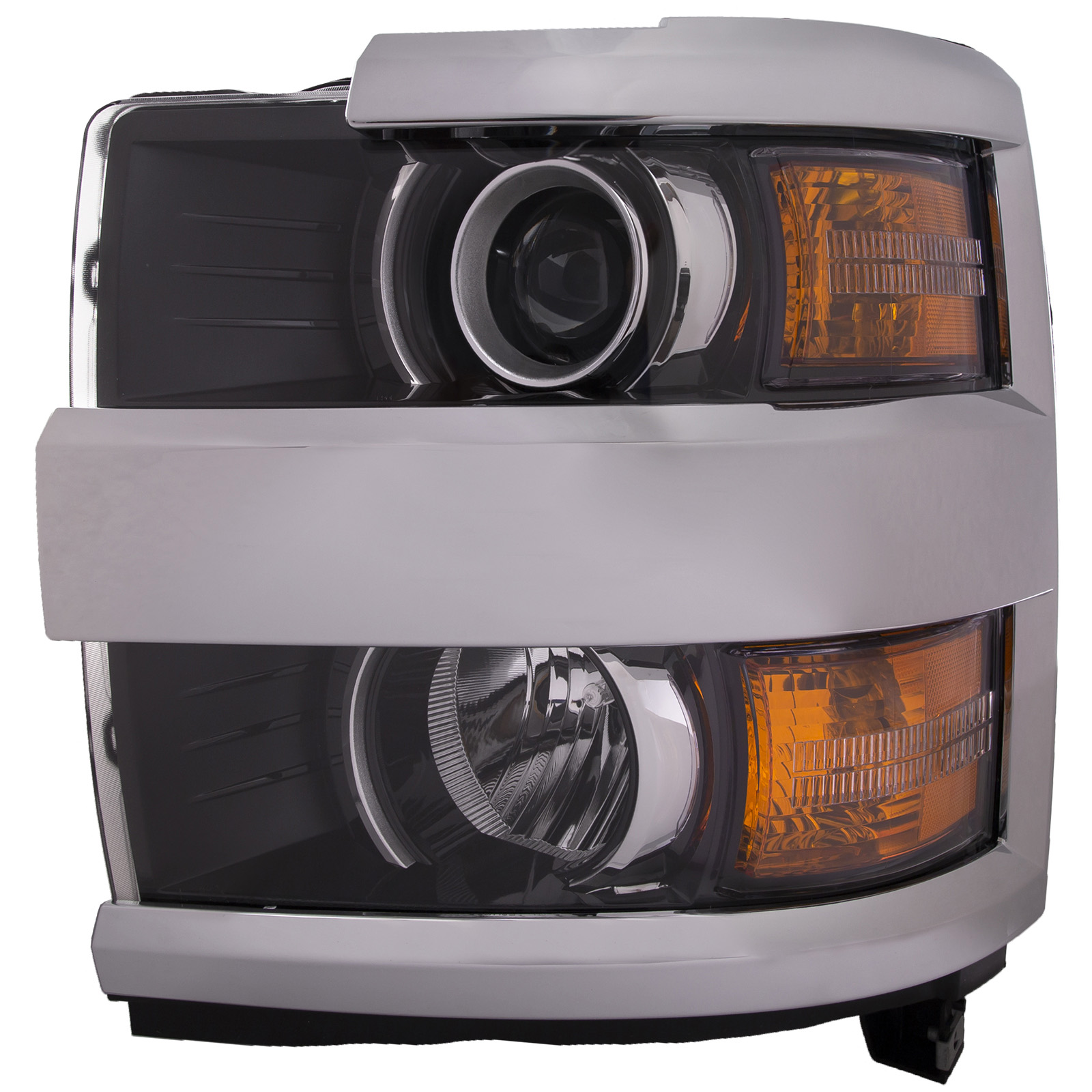 Left Driver Side Headlight For 15-19 Chevrolet Silverado 2500 HD, 15-19 Chevrolet Silverado 3500 HD
