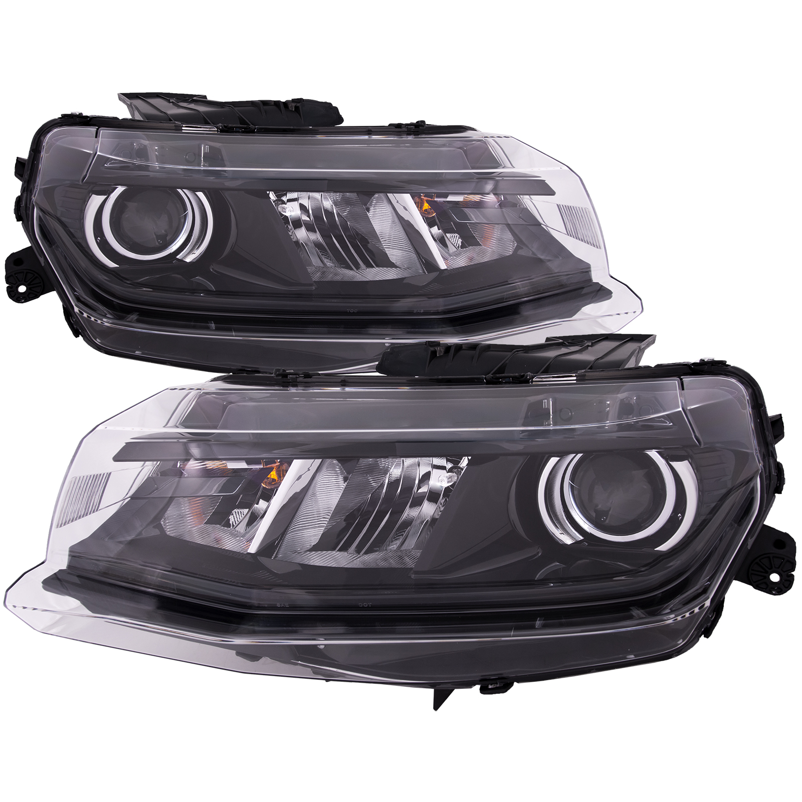 Headlight Set For 16-18 Chevrolet Camaro