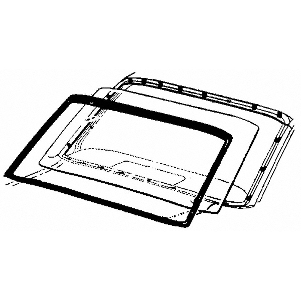 Windshield For 64-68 Ford GT40, 64-68 Ford Mustang, 67-68 Mercury Cougar