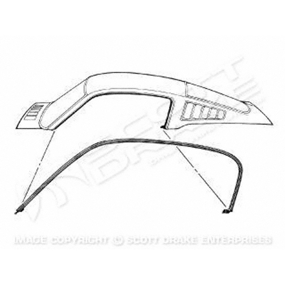 Roof Panel Set For 65-66 Ford GT40, 65-66 Ford Mustang