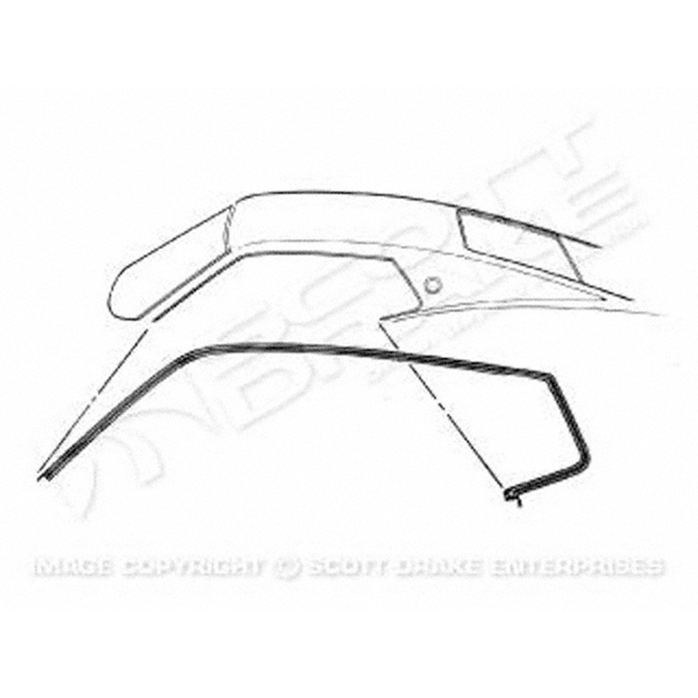 Roof Panel Set For 69-70 Ford Mustang