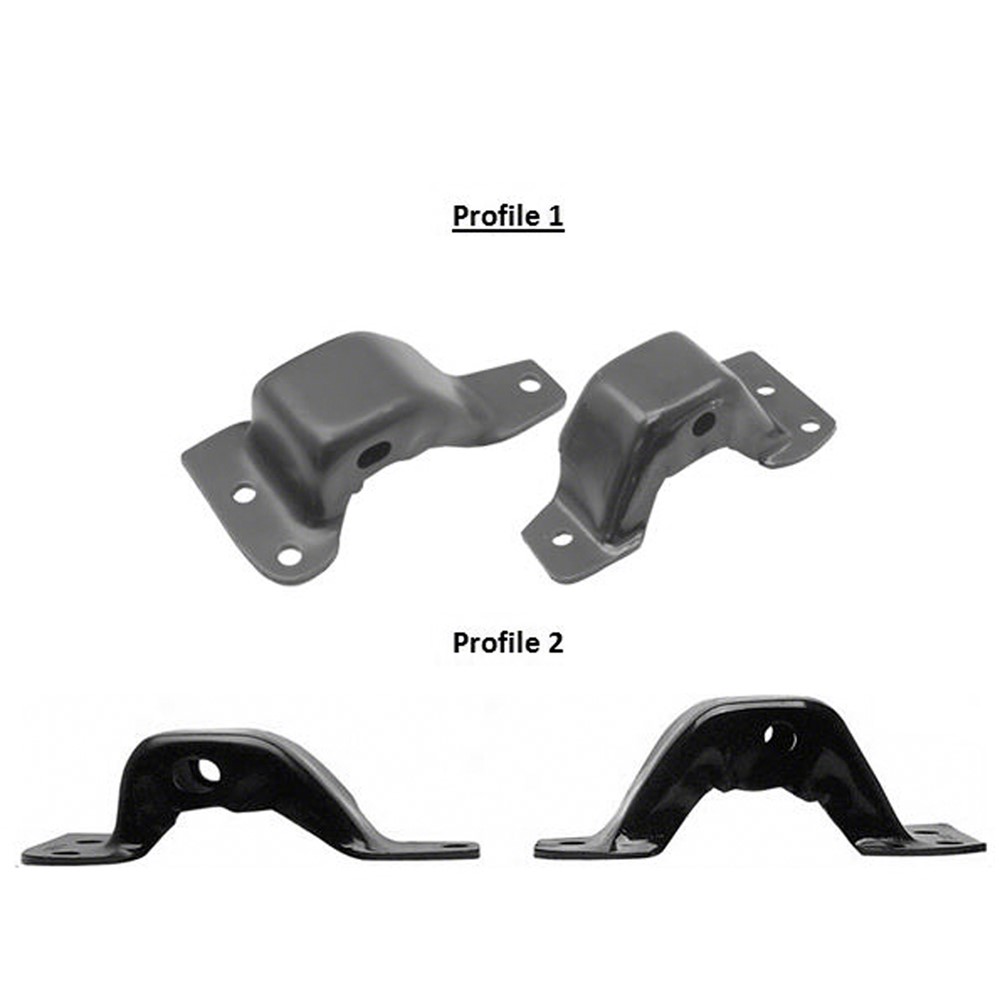 Engine Mount Brackets Set For 69-70 Chevrolet Camaro, 69-70 Chevrolet Nova