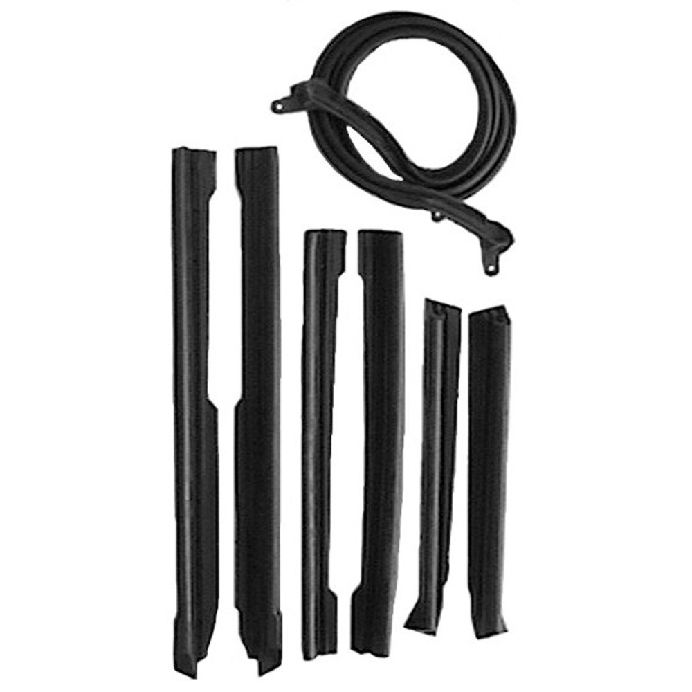 7-Piece Convertible Top Weatherstrip Kit For 68-72 Chevrolet Chevelle